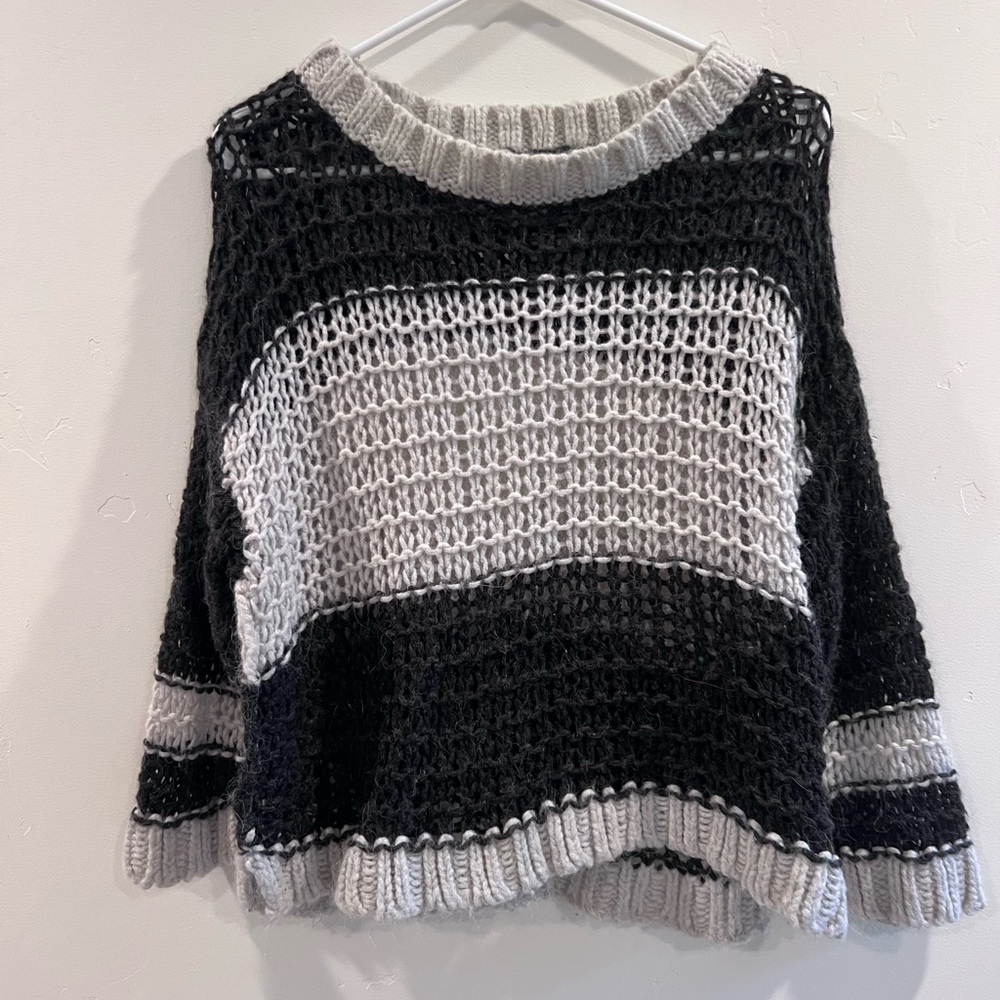 Free People Monaco Stripe Wool Sweater